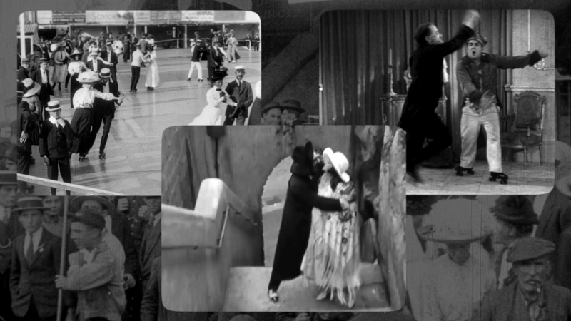 Skating, Vaudeville and Motion Pictures